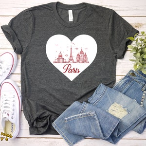 I Love Paris Shirt / Eiffel Tower Shirt / France Shirt / Paris Tshirt / Paris Shirt / Eiffel Tower T Shirt / Eiffel Tower Gifts / France Tee