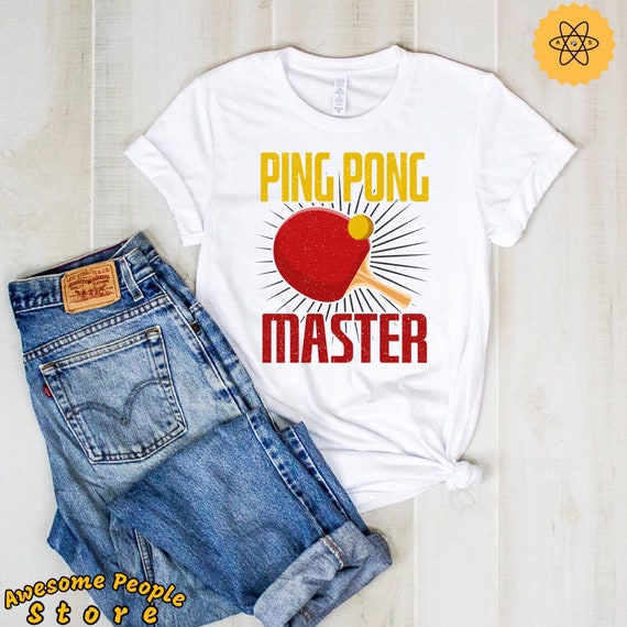 Ping Pong Master Unisex Shirt, Ping Pong Shirt, Ping Pong Tee, Hoodie, Love Ping Pong, Pingpong Shirt, Table Tennis Shirt, Ping Pong Gift