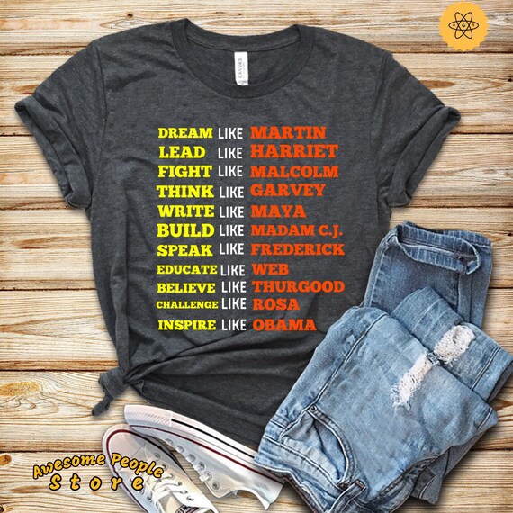 Black History Shirt, Black History Month, Black Lives Matter, History Shirt, Black Pride Shirts, Dream Like Martin Shirt, Toddlers, Gifts