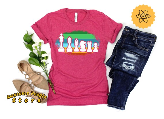 Vintage Chess, Chess Shirt, Retro Chess, Chess Shirt, Chess Player, Chess Coach, Chess Game Shirt, Chess Board Shirt, Chess Pieces, Unisex