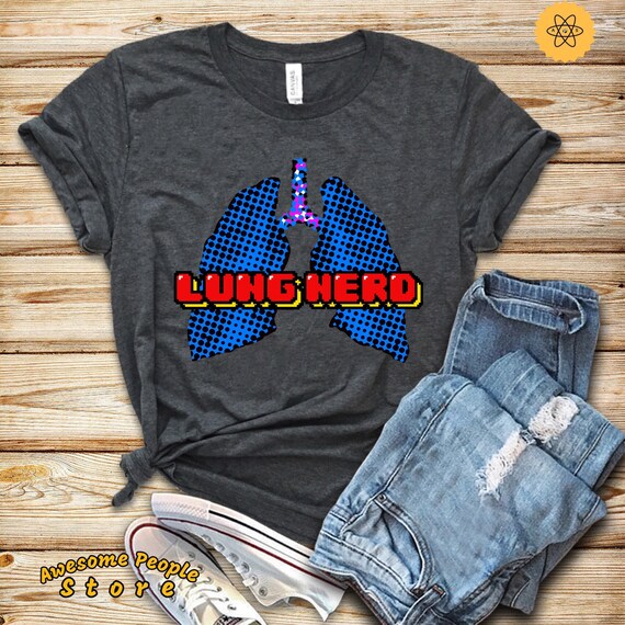 Lung Nerd Shirt, Respiratory Therapist Shirt, Respiratory Therapist Heartbeat, Hoodie, Respiratory Therapy Gift, RT Appreciation Gift, LPN
