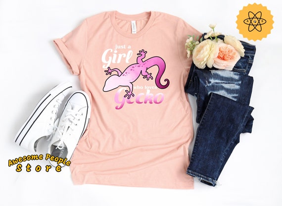 Gecko Life, Just A Girl Who Loves Gecko, Leopard Gecko Shirt, Gecko Mom, Gecko Lover, Leopard Gecko Gift, Leopard Gecko Pet, Gecko Owner