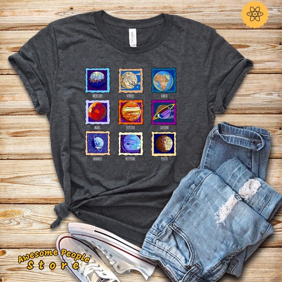 Solar System Shirt / Space Gift / Outer Space Shirt / Planets Shirt / Astronaut Space Stars Shirt / Space Lover Gift / Planet Earth Galaxy