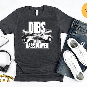 Bass Player Shirt, Guitarist Shirt, Dibs On Bass Player Shirt, Long Sleeve, Guitar Player Gift, Guitar Lover, Guitarist Gift, Guitar Player