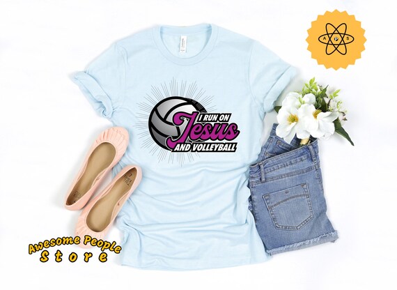 Volleyball Jesus Shirt, Volleyball Gift, Volleyball and Jesus, Volleyball, Volleyball Lover, Volleyball, Volleyball Fan, Volleyball Coach