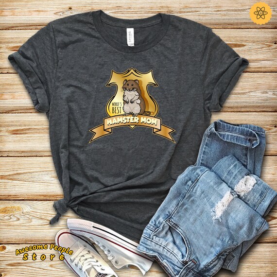Hamster Mom, Hamster Mom Shirt, Cute Hamster, Love Hamster, Hamster Lover, Pet Hamster, Hamster Clothing, Hamster Cage, Hamster Gift