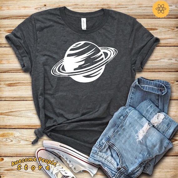Saturn T Shirt / Planet Saturn Shirt / Vintage Saturn Shirts / Solar System / Universe / Science / Moon / Astronaut / Astrology / Astronomy