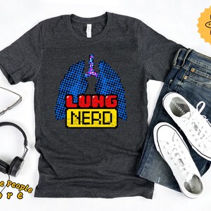 Lung Nerd Shirt, Respiratory Therapist Shirt, Respiratory Therapist Heartbeat, Hoodie, Respiratory Therapy Gift, RT Appreciation Gift, LPN