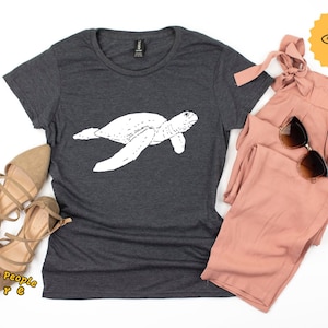 Turtle Shirt, Sea Animal Shirt, Animal Lover, Turtle Gifts, Beach Lover Tee, Save The Turtles, Skip A Straw Save Turtles, Hoodies