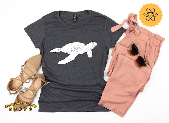 Turtle Shirt, Sea Animal Shirt, Animal Lover, Turtle Gifts, Beach Lover Tee, Save The Turtles, Skip A Straw Save Turtles, Hoodies