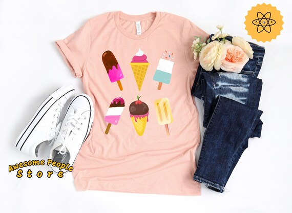 Ice Cream Shirt, Ice Cream Love Shirt, Ice Cream Gift, Ice Cream Party, Summer Shirt, Ice Cream Toppings, Dessert Tee, Ice Cream Party Theme