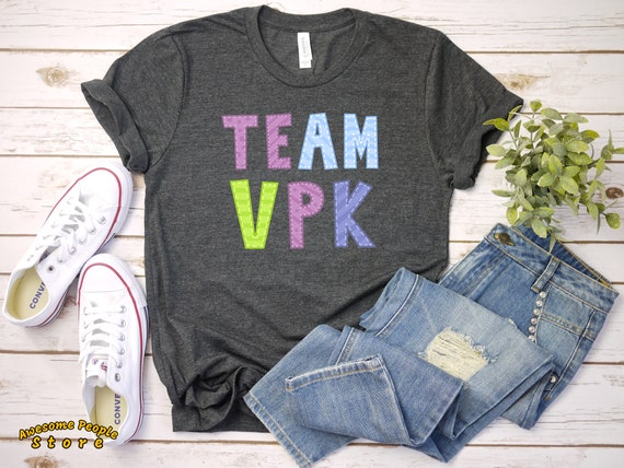 Team VPK Tshirt / Cute School Teacher Short-Sleeve Unisex T-Shirt / VPK Tee / Funny Teacher Tshirt / Teacher Appreciation Day