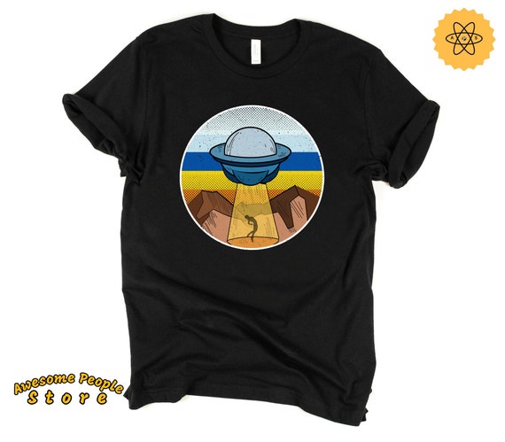 Vintage Alien T-Shirt, Alien T Shirt, Funny Space T-Shirt, Alien Lover Shirt, UFO Tshirt, Alien Abduction Shirt, Hoodies, Gift For Dad Mom