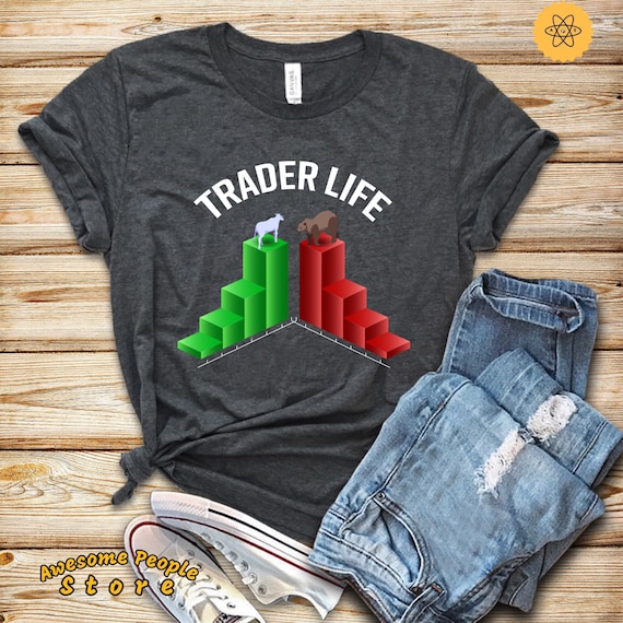 Stock Market, Stock Market Shirt, Trader Life, Trading Lover Shirt, Trader Gift, Market Shirt, Stock Market Bull, Trader Birthday Shirt, Dad