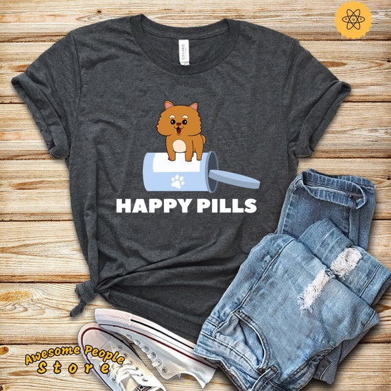 Corgi Shirt, Happy Pills Corgi, Corgi Gifts, Corgi Clothes, Gift For Corgi Lovers, Corgi Mom, Corgi Butt, Shirt, Long Sleeve, Hoodies