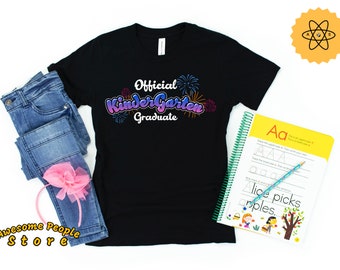 Officiële kleuterschool graduation shirts voor kinderen / kleuterschool graduation shirt / kleuterschool shirt / kleuterschool graduation shirt meisje