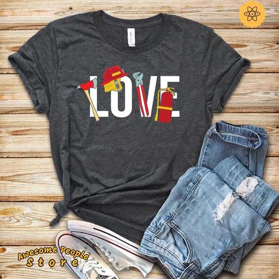Firefighter Shirt, Firefighter Tee, Firefighter Gift , Firefighter, Fireman Shirt, Gift For Firefighter, Fireman Gift, Thin Red Line Shirt