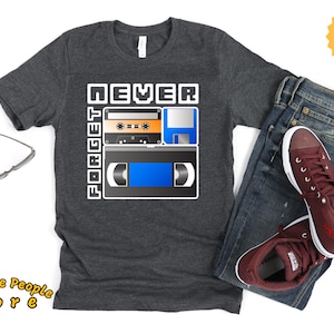 Vintage-T-shirt för sarkastisk musik / Rolig retro-unisex-T-shirt / Retro-Disk-T-shirt för sarkastisk musik