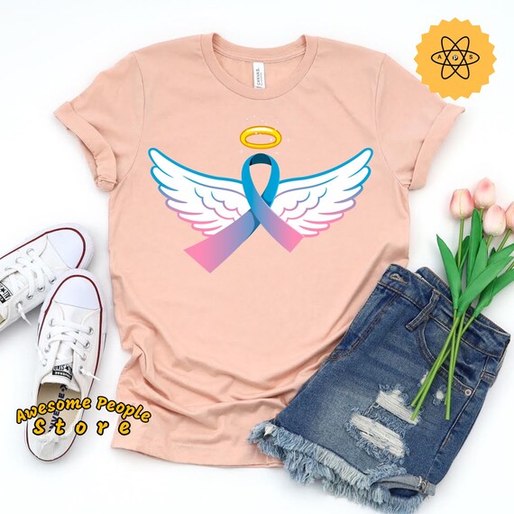 Pregnancy Loss, Miscarriage Shirt, Infant Loss, Mom Of Angel, Infant Loss Awareness, Angel Mama Shirt, Unisex, Mom Gift, Infant Loss Ribbon
