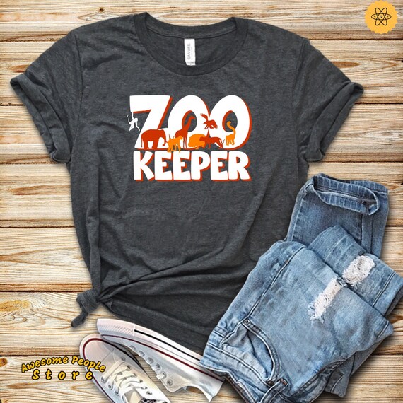 Zookeeper T Shirt, Zookeeper Costume, Zookeeper Shirt, Zookeeper Outfit, Jungle Animal Shirt, Gift For Zookeepers, Animal Lover Shirt, Zoo