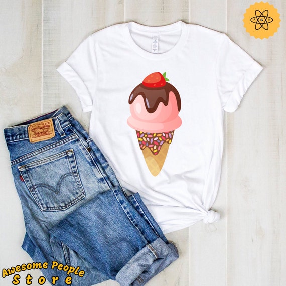 Ice Cream Shirt, Ice Cream Love Shirt, Ice Cream Gift, Ice Cream Party, Summer Shirt, Ice Cream Toppings, Dessert Tee, Ice Cream Party Theme