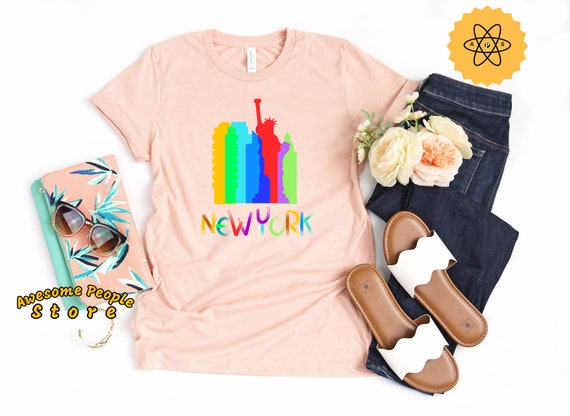 New York Landscape, Statue Of Liberty Shirt, New York Shirt, NYC Gift, I Love NYC, New York Travel, New York Pride, NY Shirt, New York Tees