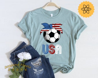 CAMISETA de fútbol femenino de EE.UU., camiseta del torneo mundial de fútbol, equipo nacional de fútbol de la mujer de EE.UU., fútbol femenino, fútbol americano, unisex