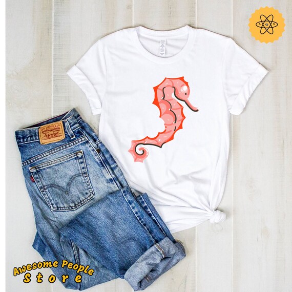 Seahorse Shirt, Sea Horse Graphic Tee Shirt, Marine Lover, Sea Lover, Marine Animal Shirt, Seahorse, Hoodies, Sweatshirt