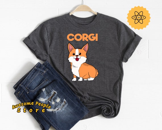 Vintage Dog Shirt, Vintage Corgi, Corgi Gifts, Corgi Clothes, Gift For Corgi Lovers, Corgi Mom, Corgi Butt, Shirt, Long Sleeve, Hoodies