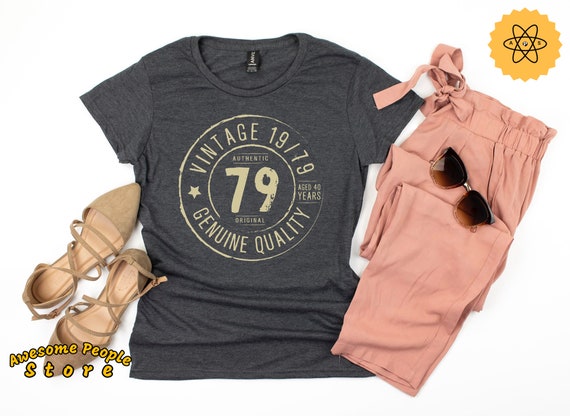 May 1979 T-Shirt 40th Birthday Gift 40 Years Old Tee May 1979 T-Shirt 40th Birthday Gift 40 Years Old Tee