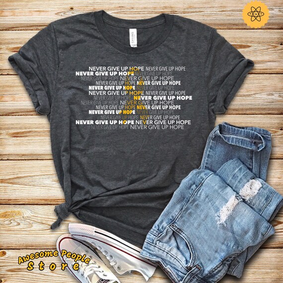 Childhood Cancer Survivor, Never Give Up Hope, Believe Shirt, Childhood Cancer, Gold Ribbon, Childhood Cancer Awareness, Kid Cancer Shirt