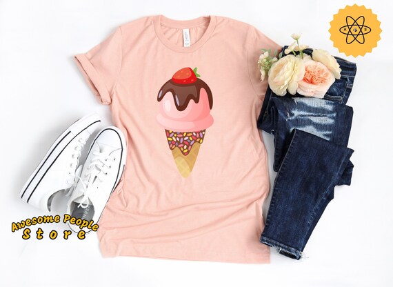 Ice Cream Shirt, Ice Cream Love Shirt, Ice Cream Gift, Ice Cream Party, Summer Shirt, Ice Cream Toppings, Dessert Tee, Ice Cream Party Theme
