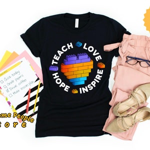 Autism Awareness Shirt / Teach Love Hope Inspire Shirt / Autism Shirt / Autism Mom / Autism Dad / Autism Support / Special Education Teacher