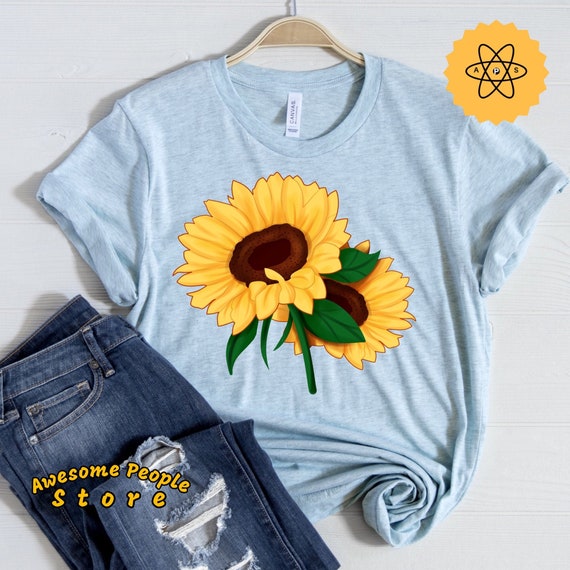 Sunflower Tee, Vintage Sunflower Shirt, Design Art, Sunflower Tee Shirt, Sunflower, Sunflower T Shirt, Sunflower Shirt, Sunflower Party