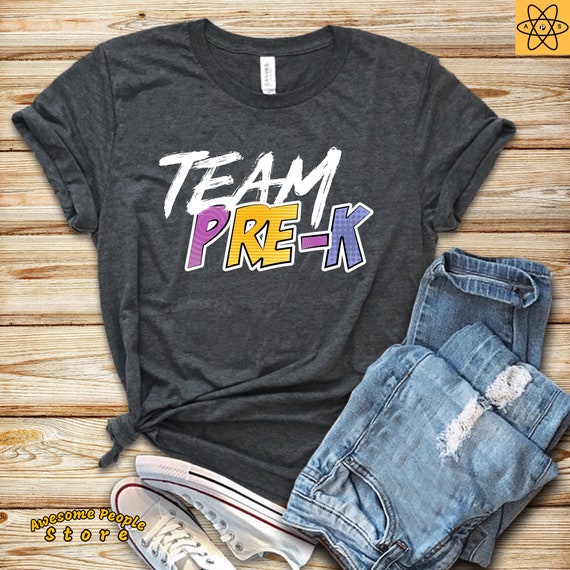 Team Pre-K T-Shirt / Pre-K Squad Teacher T-shirts / Team Teacher Shirts / Teacher Gift / Teacher Shirts, Pre-K Teacher T-Shirts / Pre-K
