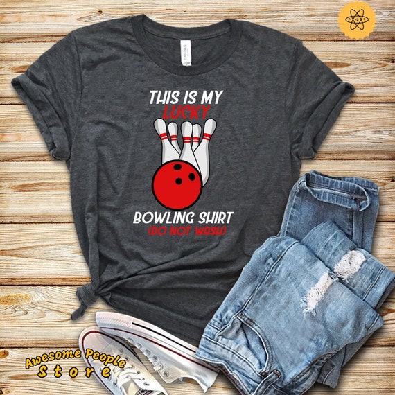 Bowling Shirt, This Is My Lucky Bowling Shirt, Bowling Team, Retro Bowling, Shirt, Tank Top, Hoodie, Bowler, Gift for Bowler, Bowling
