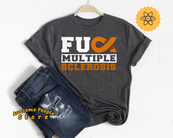 Multiple Sclerosis Awareness / Multiple Sclerosis Shirt/ Awareness Month / Orange Ribbon / Multiple Sclerosis Tee / Hoodies
