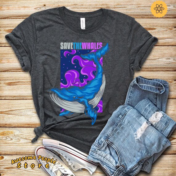 Whale Shirt, Whale Print, Fishing Shirt, Save The Whale, Shark Shirt, Ocean, Whale Lovers, Gift For Animal Lovers, Tank Top, Hoodies