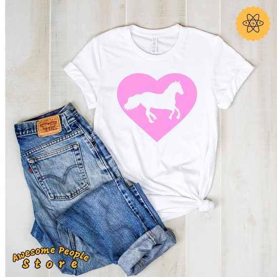 Cute Horse Shirts For Teen Girls Women Equestrian Gift Cute Horse Shirts For Teen Girls Women Equestrian Gift