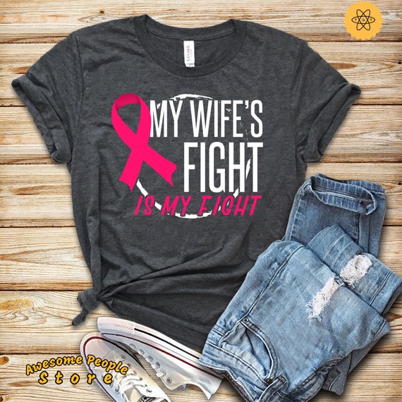 My Wife's Fight Is My Fight, Purple Ribbon Shirt, Survivor, Tank Top, Purple Shirt, Cancer Awareness Shirt, Cancer Survivor Shirt, Hoodies