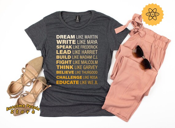 Black History Shirt, Black History Month, Black Lives Matter, History Shirt, Black Pride Shirts, Dream Like Martin Shirt, Hoodies