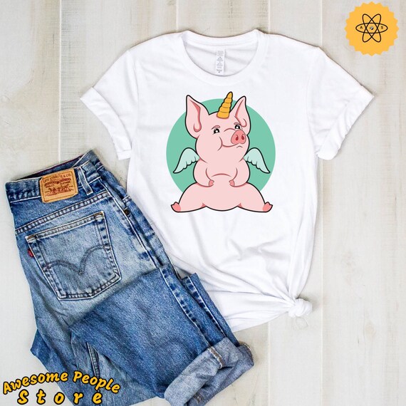 Pig Mom Shirt, Pig Unicorn, Pig Heartbeat, Pig Gift Shirt, Mom Shirt, Pig Lovers Gift, Pig EKG Shirt, Sweatshirt, Hoodies, Gift For Her, Pig
