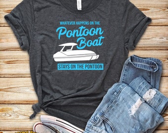 Soggiorni su pontoon boat/divertente Pontoon camicia/pontoon boat/canottaggio camicia/pontone capitano/pontoon boat regalo/camicia/Tank Top/felpa con cappuccio
