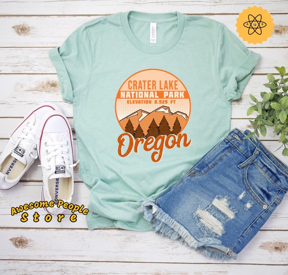 Crater Lake National Park Shirt, Oregon Hiking & Camping Adventure Gifts, Oregon Shirt, National Park Shirt, Oregon Park Shirt, Crater Lake