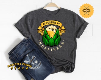 Camisa de cerveza artesanal, bebedor de cerveza, amante de la cerveza, regalos de cerveza, camisa de hoptimismo, camisa de cerveza hombres, camisa de cerveza mujeres, cerveza de cerveza, camisa de lúpulo, sudaderas