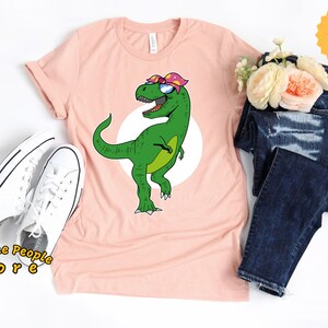 Dinosaurier-Shirt, süße Dinosaurier, Dinosaurier-Geburtstag, Dinosaurier-Liebhaber, T Rex Shirt, Geburtstag-Geschenk-Idee, Dinosaurier-Mama, Unisex, Dinosaurier-Party