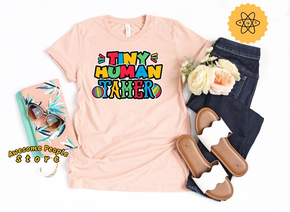 Tiny Human Teacher, Child Daycare, Kids Academy, Child Life Care, I Love Tiny Humans, Child Daycare Tee, Daycare Shirt, Tiny Human Tamer