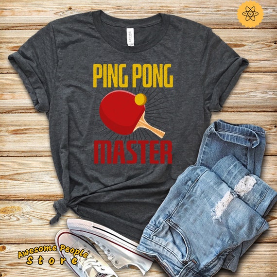 Ping Pong Master Unisex Shirt, Ping Pong Shirt, Ping Pong Tee, Hoodie, Love Ping Pong, Pingpong Shirt, Table Tennis Shirt, Ping Pong Gift