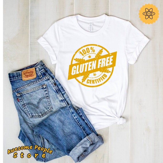 Gluten Free Shirt, Certified Gluten Free, Tank Top, Hoodie, Gluten Free Shirt, Celiac Shirt, Gluten Allergic, Nutritionist Gift Shirt