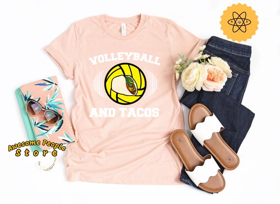 Volleyball Shirt, Volleyball Gift, Volleyball and Tacos, Volleyball, Volleyball Lover, Volleyball Shirts, Volleyball Fan, Volleyball Coach